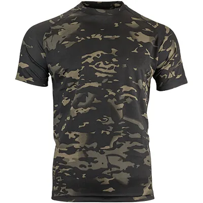 Viper Mesh-tech T-Shirt Quick Dry Sport Hiking Outdoor Hunting V-Cam Black Camo • £12.20