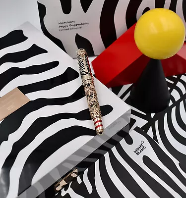 MONTBLANC Patron Of Art Peggy Guggenheim Artisan Limited Edition 81 Skeleton Pen • $40000