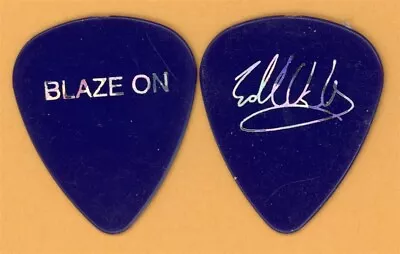 Eddie Van Halen 2004 Reunion Tour BLAZE ON Foil Signature Imprint Guitar Pick • $32.99