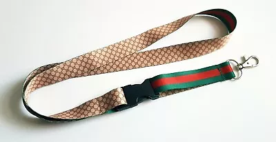 Green-red Lanyard Neck Strap For Keys ID Card Holder - W 20mm L 52cm 3344 • £5.99