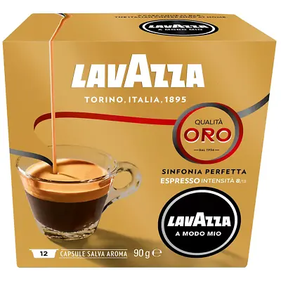 Lavazza A Modo Mio Qualita Oro Coffee Capsules 8 X 12 Pack • $67.80