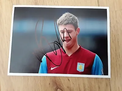 Nathan Baker Aston Villa Hand Signed 7x5 Bordered Photo Autograph • £3.99