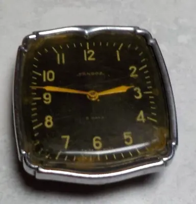 Vtg Sandoz 8 Day Automobile Car Clock Watch Watchmaker • $155.87