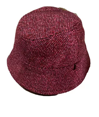 Wool Hat Tweed Amanda Smith Fashion Pink Purple Women’s Winter B11 • $13.99