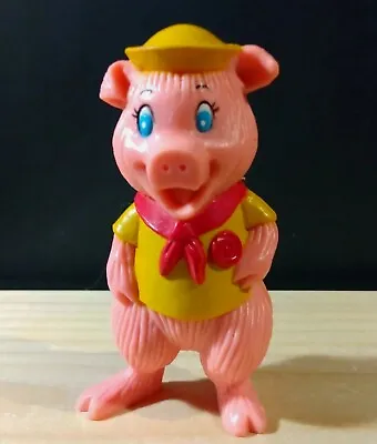 1988 Three Little Pigs Character Figure By HG Toys Yellow W/ Red Lollipop 3.25  • $9.75
