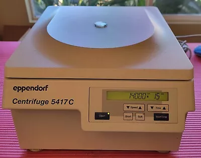 Eppendorf 5417C High-Speed  Refrigerated Centrifuge With Rotor_Excellent!!! • $900