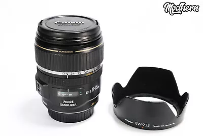 Canon 17-85mm F/4.0-5.6 EF-S IS USM Lens + Hood • £74.99