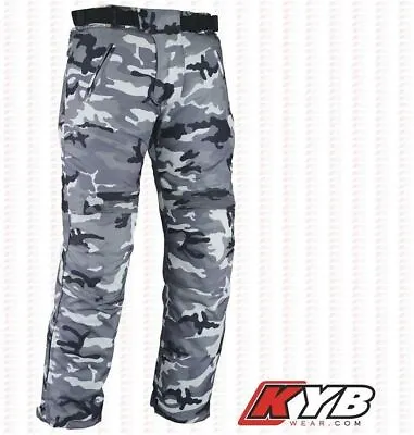 New CAMO Waterproof Motorcycle Trouser Thermal Textile Motorbike Trousers Pants • £34.95