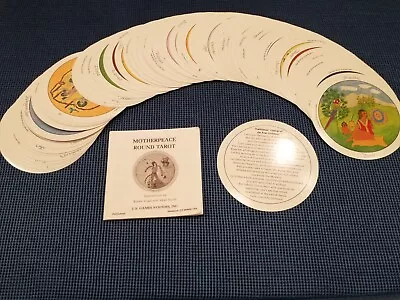 Vintage 1983 The Motherpeace Round Tarot Deck Fortune Telling Cards Complete • $25.86