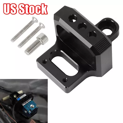 For Mac AEM Boost Controller Solenoid Valve Mount Holder Bracket Billet 3 Port • $22.99