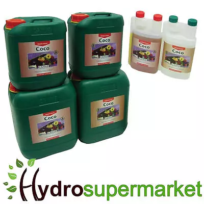 Canna Coco A + B Veg And Flower 1l  5 10 Litre Nutrient For Coco / Coir Growing • £17.95