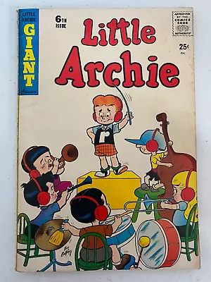 Little Archie Giant #6 (1958) Archie Comics Early Silver Age Bob Bolling Cvr VG+ • $19.99