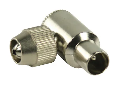 2 X 90 Degree Auline® Male Coax Plug Connector RF Right Angle Angled TV Aerial • £3.75