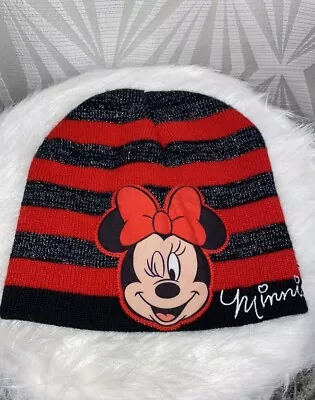 Minnie Mouse Kids Knit Beanie Hat • $8