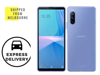 Sony Xperia 10 III Dual Sim XQ-BT52 128GB/6Gb RAM Blue- Unlocked  - Excellent • $445