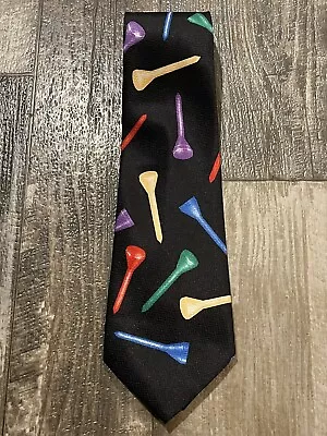 Men's Design By A. Rogers Golf Tee Neck Tie Callaway Golfer Tie Nike Golfer • $15.99