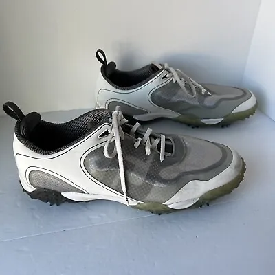 Footjoy Freestyle Men's Golf Shoes Size 13 M White Cleats FJ Soft Spike 57330 • $39.79