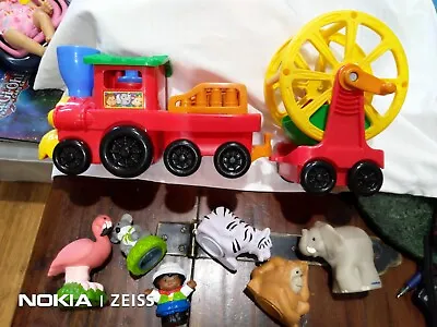 Little People ZOO TALKERS Talking Tractor Wild ANIMALS Sounds FERRIS WHEEL Set • $24.99