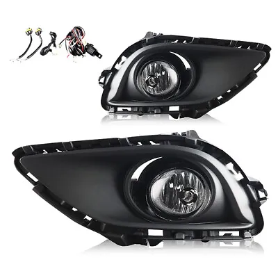 For 13-15 Mazda CX-9 Driver + Passenger Side Clear Fog Light Lamp Assembly Pair • $60.95