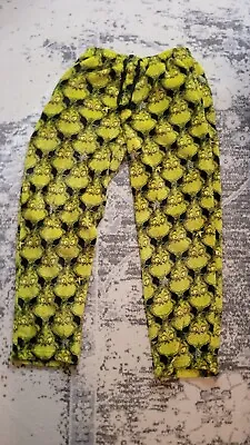 Mens Official Dr. Seuss's The Grinch Comfy Fleece Pajama Sleepwear Pants(Medium) • $5.98