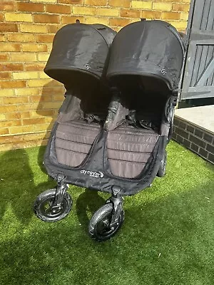 Baby Jogger City Mini Gt2 Double Pushchair Black • £150