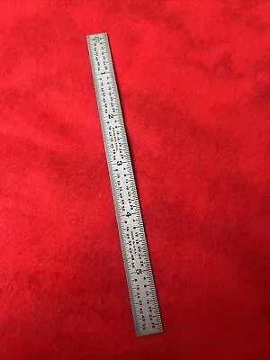Vintage Craftsman 9-40996 Machinist Stainless 6  Ruler Gage (k3) • $15