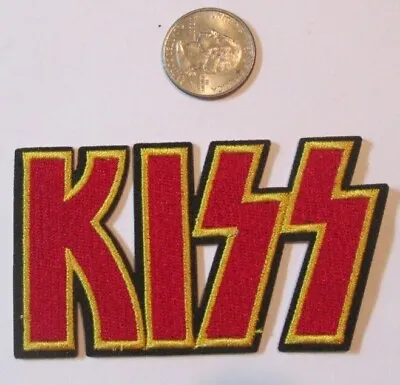 Vintage Nos Kiss Heavy Metal Music Rock Band Iron On Patch W Tracking Free Ship • $7