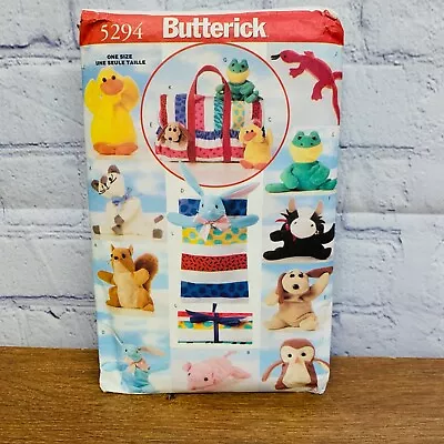 £5.60 • Buy Butterick 5294 Bean Bag Animal Pals Patterns For 9 Different Animals - Craft DIY
