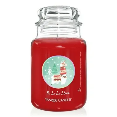 Yankee Candle Fa La La Llama Large Limited Edition Jar Christmas New • £21.95