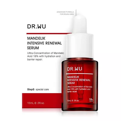 NEW DR.WU Intensive Renewal Serum With Mandelic Acid 18% 15ml (RED BOTTLE) • $37.80