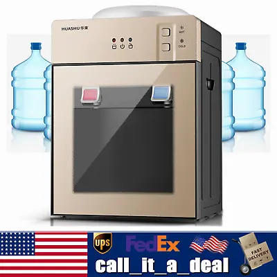 5 Gallon Top Loading Countertop Water Cooler Dispenser Cold Hot Water Dispenser • $45.61