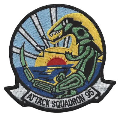 $28.99 • Buy 4.5  Navy Va-95 Attack Squadron Embroidered Patch 