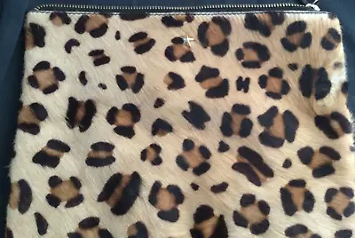 Next - Leopard Print A4 Size Envelope Clutch Bag • £4