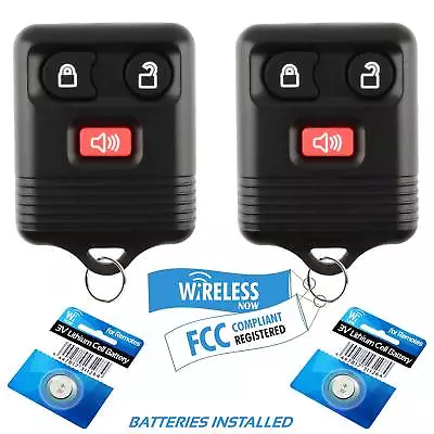 $6.97 • Buy 2 Car Key Fob Remote For 2001 2002 2003 2004 2005 2006 2007 Ford Escape Car Key