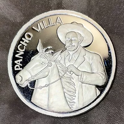 Pancho Villa W/Horse 1 Oz Ounce .999 Pure Silver Plata Pura Coin 🪙 🇲🇽 • $79.95