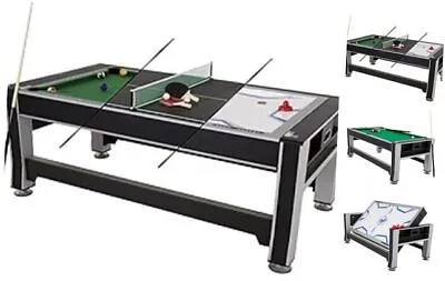 Triumph 3-in-1 7' Rotating Swivel Multigame Table - Air Hockey  • $1274.21
