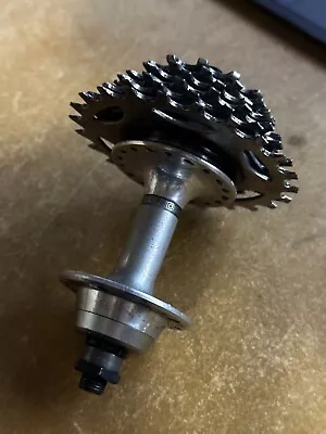 Vintage Shimano 600 Rear Hub HB-6207 With MF-6208 600 6 Speed Freewheel • $30