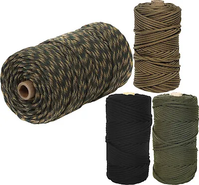 Nylon Parachute Cord Rope 300 Feet Tube 7 Strand 550LB Type III Military US Made • $29.99