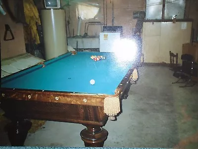 Vintage Pool Table Bbc Naragansette 130 Years Old 4 Peice Slate All #smatch  • $6500