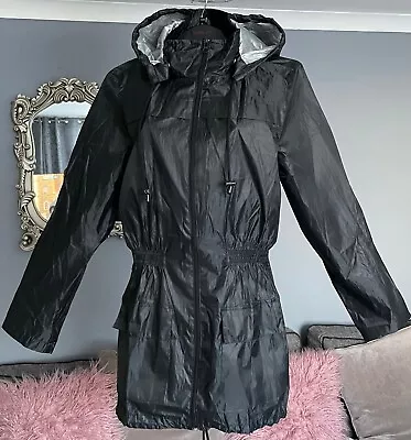 £11.45 • Buy Ladies Rain Jacket Size 12 Black Rain Mac - New - Fast Free P&P