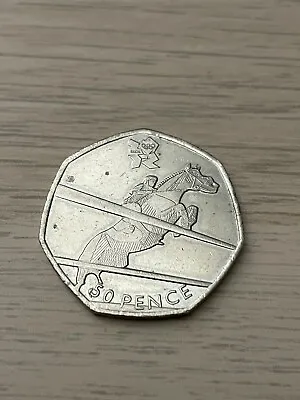 Olympic Equestrian 50p 2011 I.R.B Circulated Condition #1 • £2.25