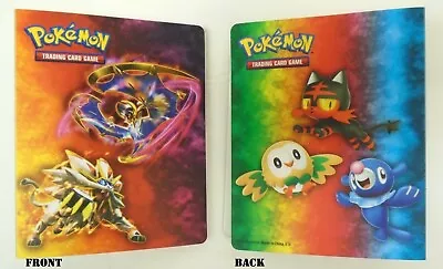 2 Pack Pokemon Mini Binder Album Trading Cards Sun & Moon Solgaleo Lunala • $8.99