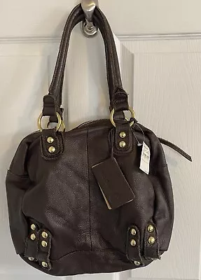 Linea Pelle Leather Shoulder Bag Chocolate Brown NWT!!! • $99.99