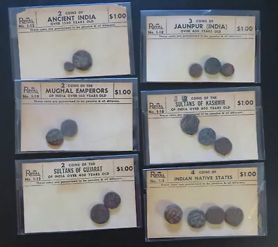 $10 • Buy 16 Early Indian Coins, Indian States & Over 1500 Yrs Old