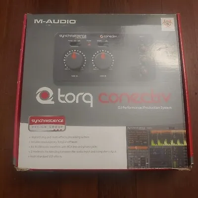 M-Audio Torq Connectiv DJ Performance Interface With 2 Control Vinyls Unwanted  • $159.99
