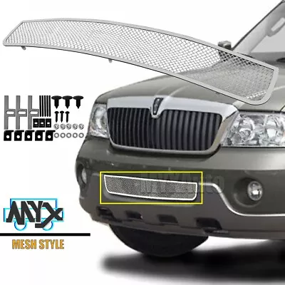 Fits Lincoln Navigator 2003-2004 Lower Bumper Chrome Mesh Grille Bumper Grill SS • $88.80