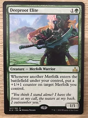 Deeproot Elite MTG Magic The Gathering Card NM Near Mint Rivals Of Ixalan RIX • $2.85