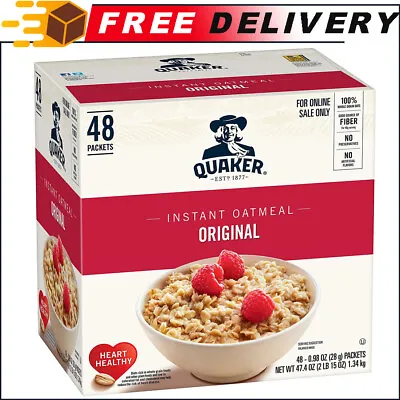 Quaker Instant Oatmeal Original Individual Packets 0.98 Ounce  48 Count • $17.88