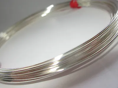 925 Sterling Silver Round Wire Soft- Gauges 181920212224262830 Per Metre • £30.67