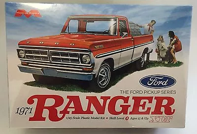 Moebius 1971 Ford F100 Ranger XLT Pickup 1:25 Scale Model Kit 1208 • $28.95